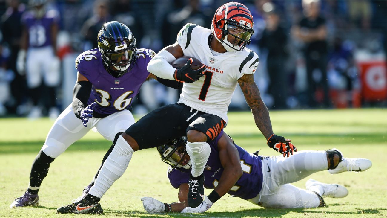 Was it a catch? Ja'Marr Chase's touchdown overturned in Bengals