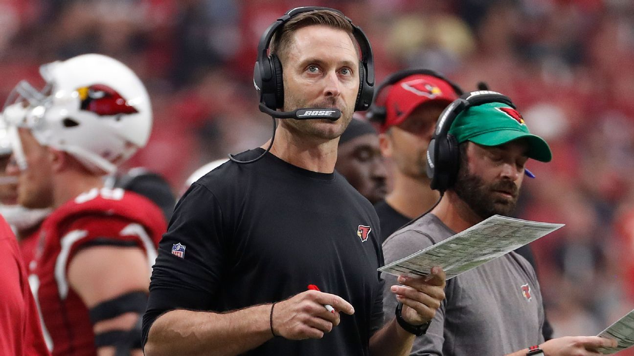 Arizona Cardinals head coach Kliff Kingsbury staying focused on current season, ..