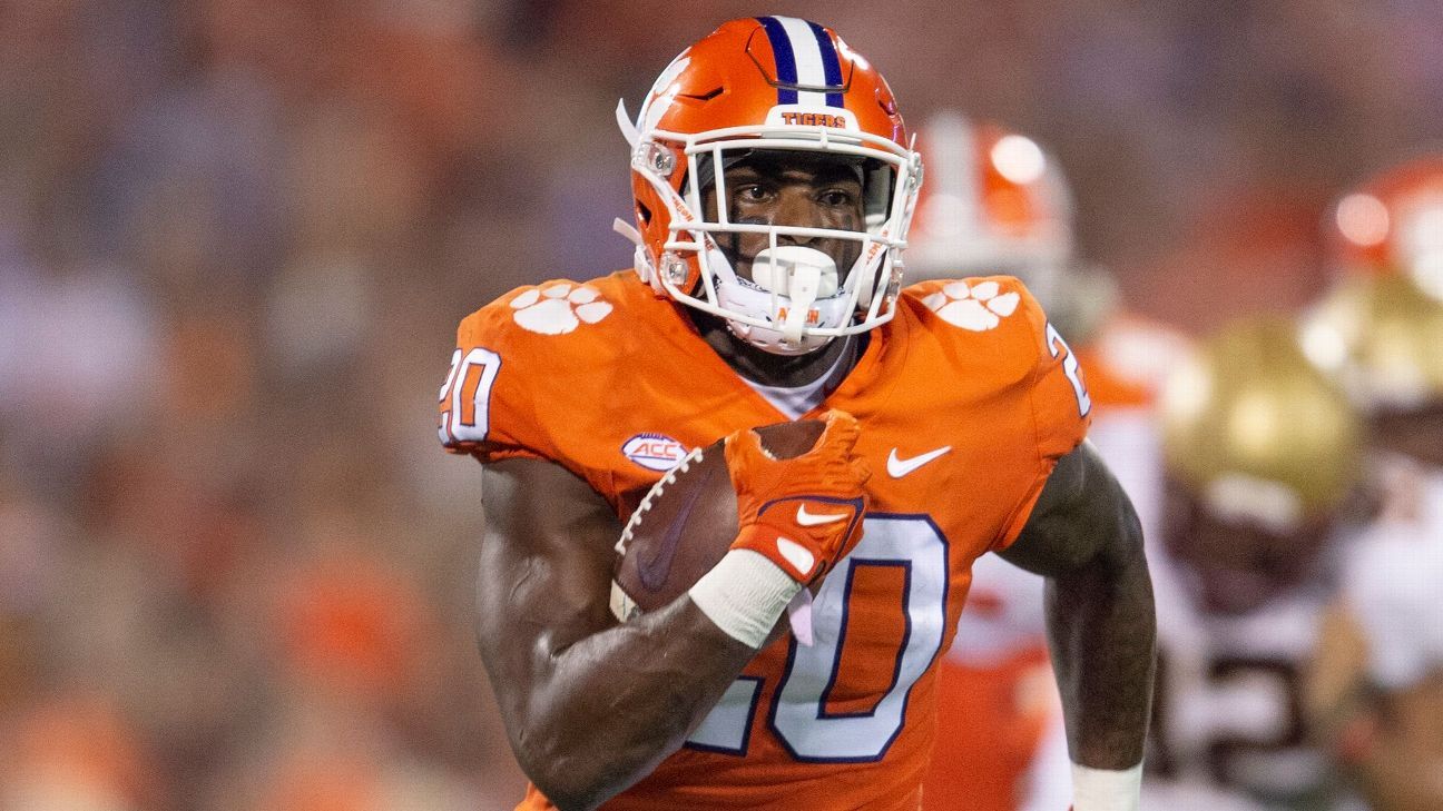 Clemson RB Kobe Pace will miss game vs. Florida State because of COVID-19 protocols