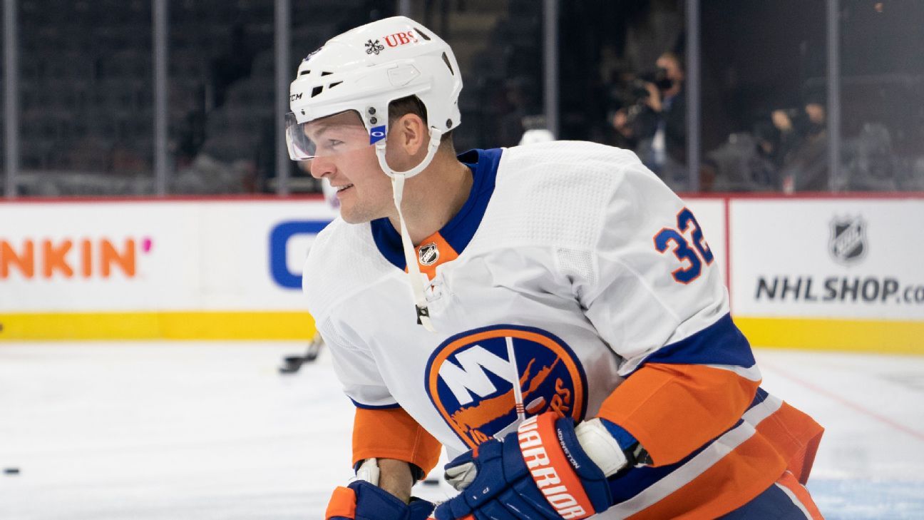 NY Islanders' Ross Johnston has been suspended for three games for an  Illegal Check to the Head on New Jersey's A.J. Greer. : r/hockey