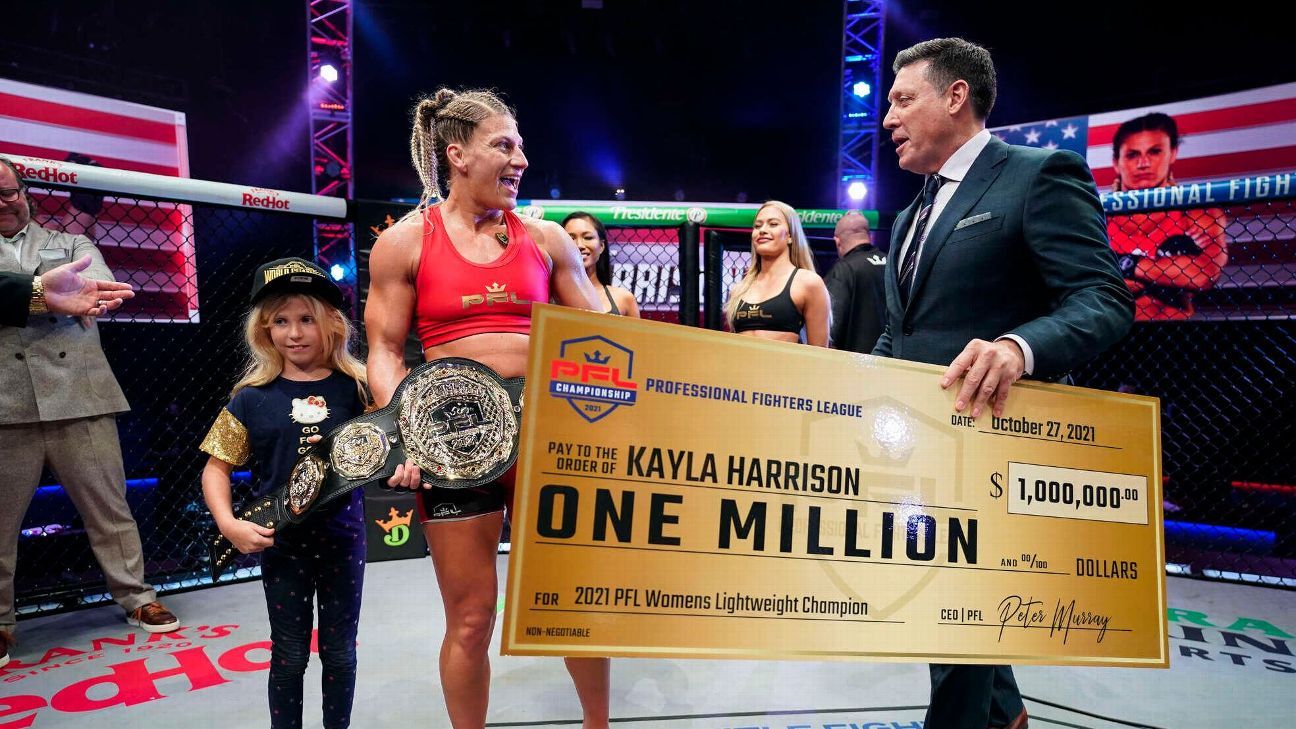 Sparsommelig hente Afvigelse Kayla Harrison can be biggest women's MMA star since Ronda Rousey, more  thoughts from the PFL championship