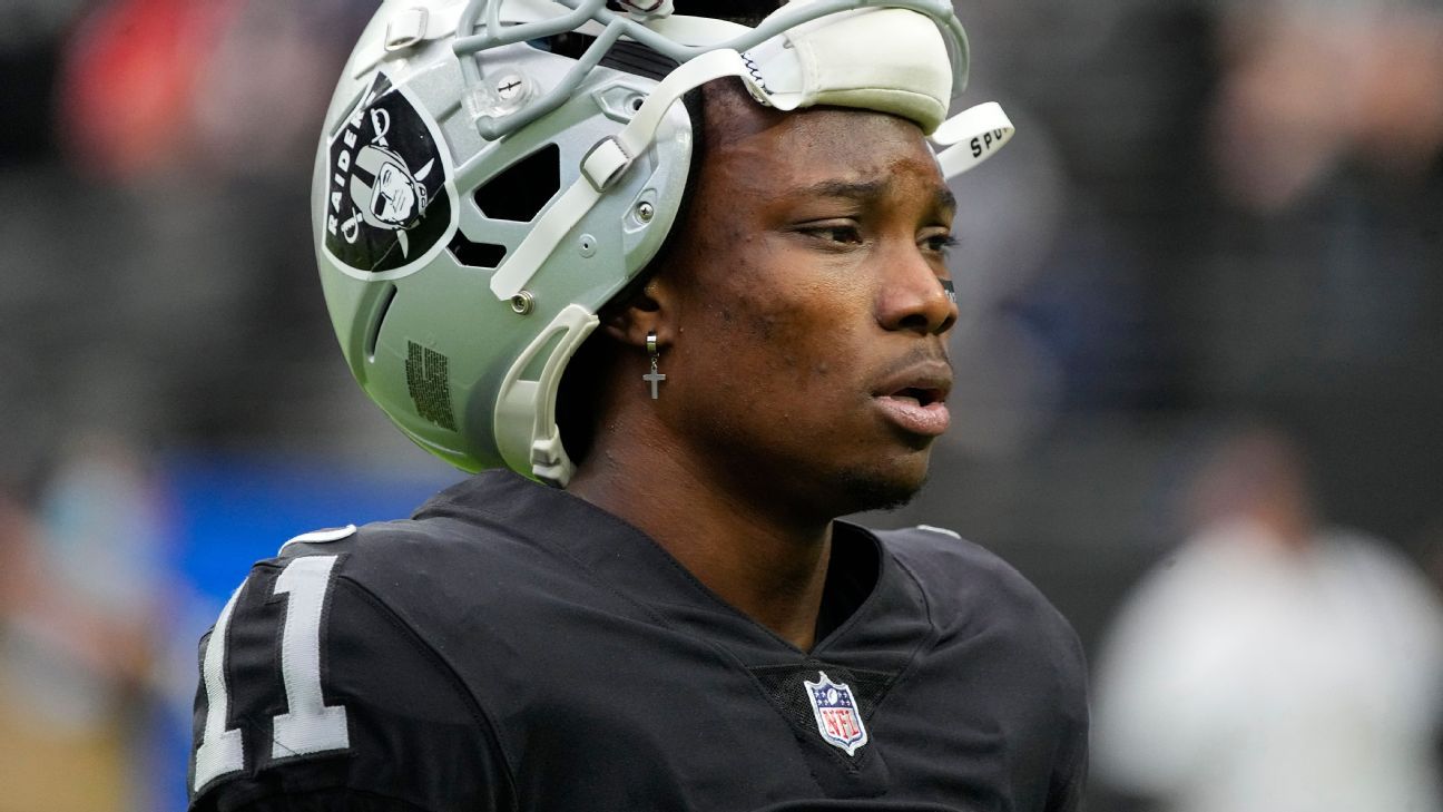 Las Vegas Raiders release WR Henry Ruggs III, who faces two felony charges in fa..