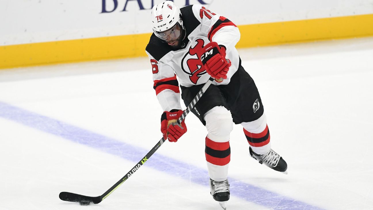 P.K. Subban Faces Big Expectations With the New Jersey Devils