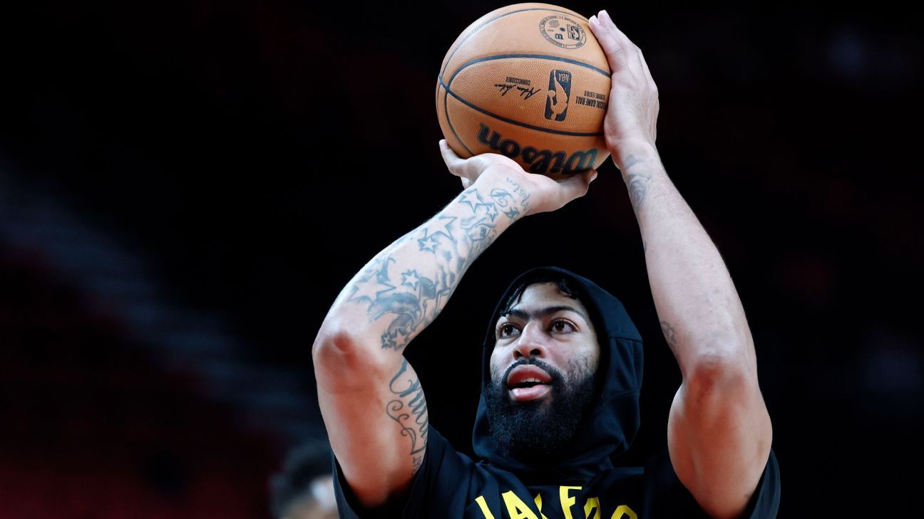 Los Angeles Lakers forward Anthony Davis a game-time decision vs. Miami Heat on Sunday after 16-game absence