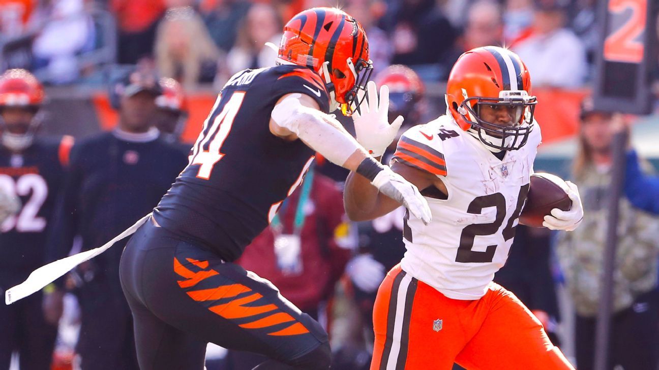 Sources -- Cleveland Browns RBs Nick Chubb, Demetric Felton test positive for CO..