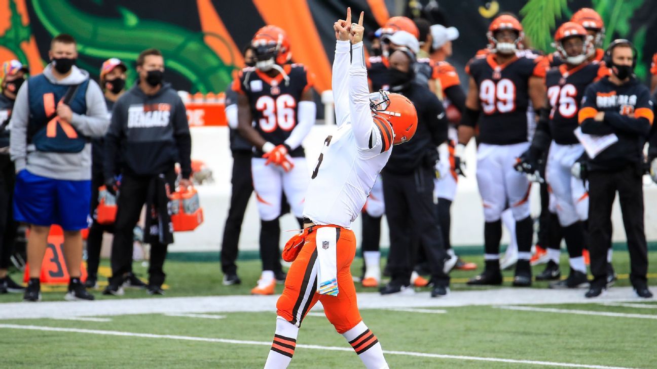 Baker Mayfield TD pass to Odell Beckham Jr. leads Browns past Bengals