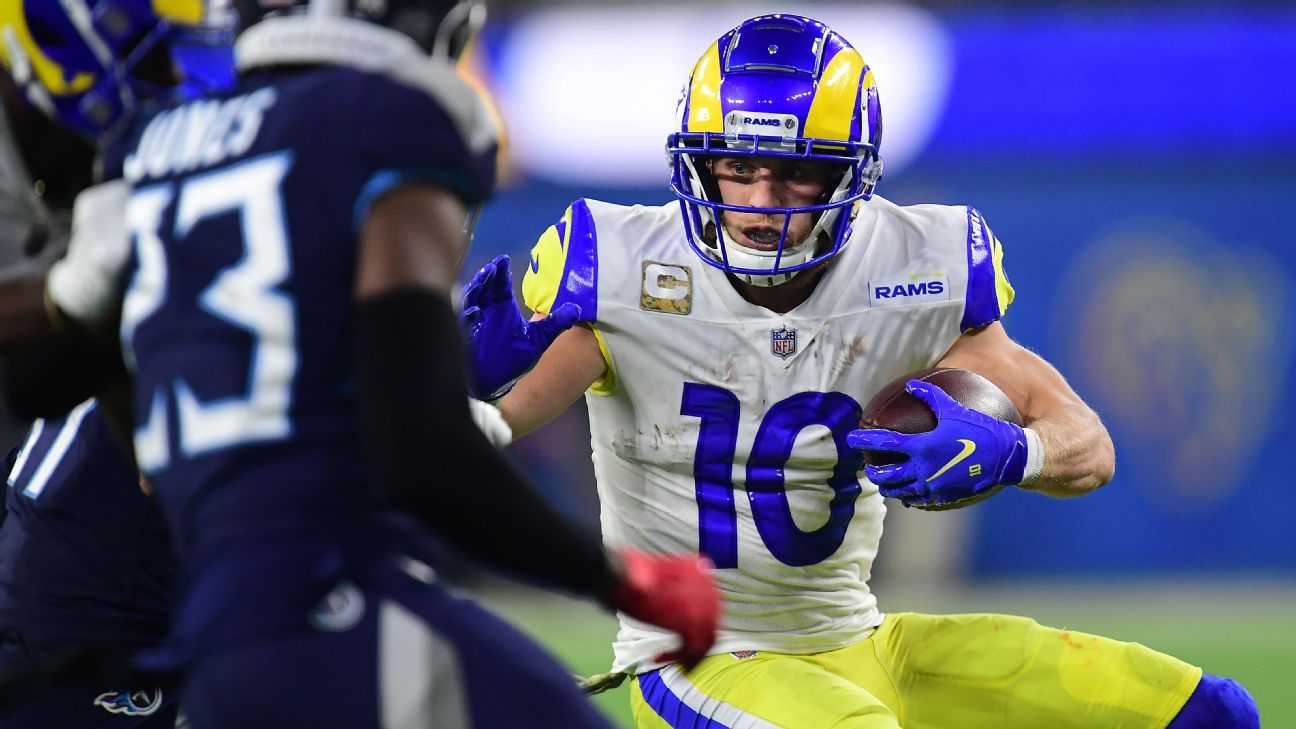 Rams' Cooper Kupp, Packers' Davante Adams among unanimous choices for AP NFL All-Pro Team