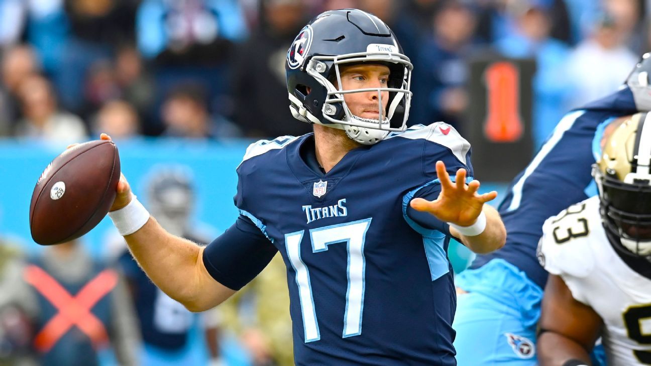 Tennessee Titans' Ryan Tannehill vows he'll be 'great teammate' to Malik Willis,..