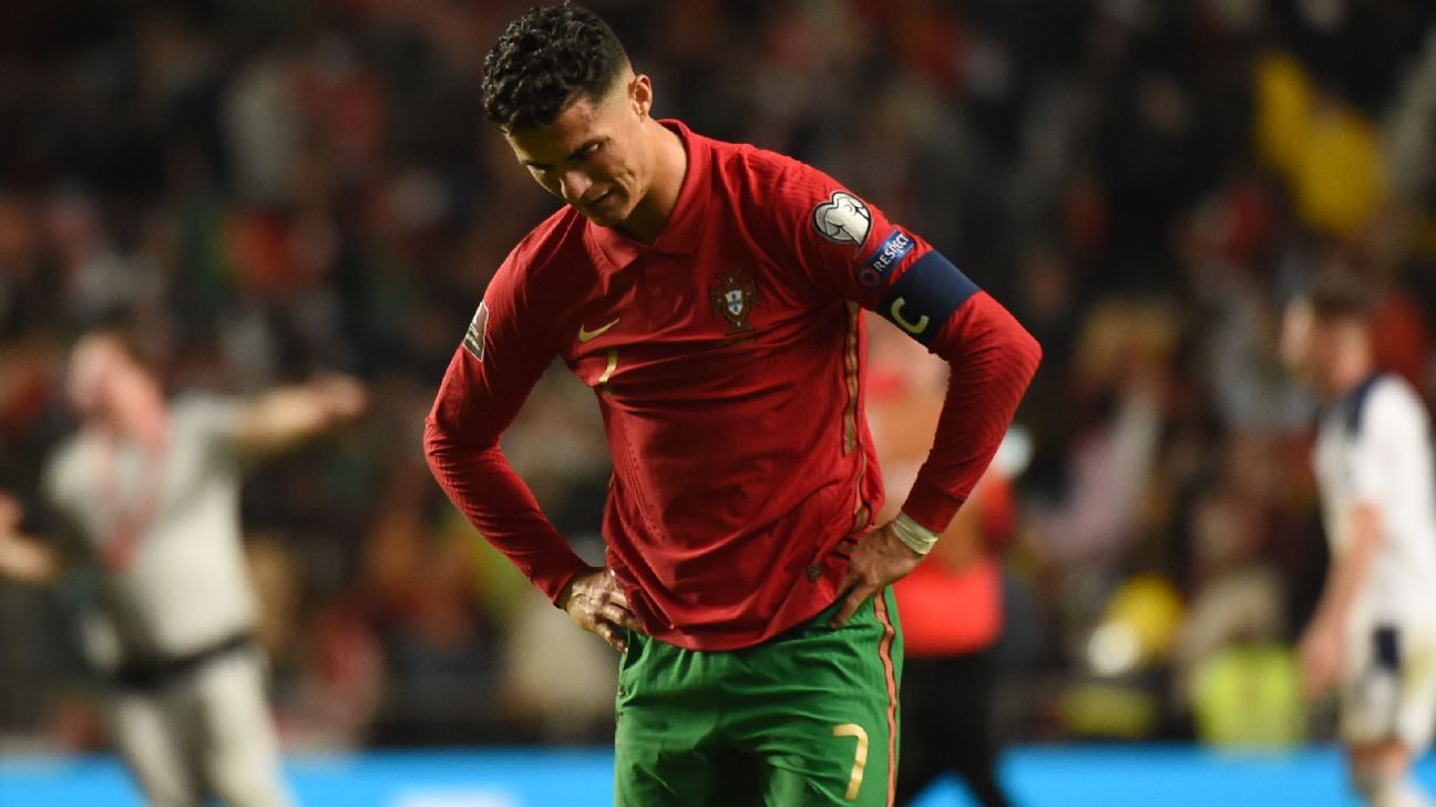 Sorteio dos playoffs da Copa do Mundo – empate de Portugal de Cristiano Ronaldo contra a Itália