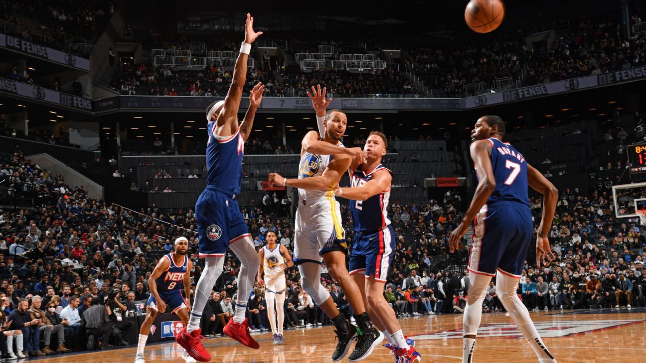 Golden State Warriors enjoy return to spotlight as Brooklyn Nets  acknowledge they&#39;re not there yet