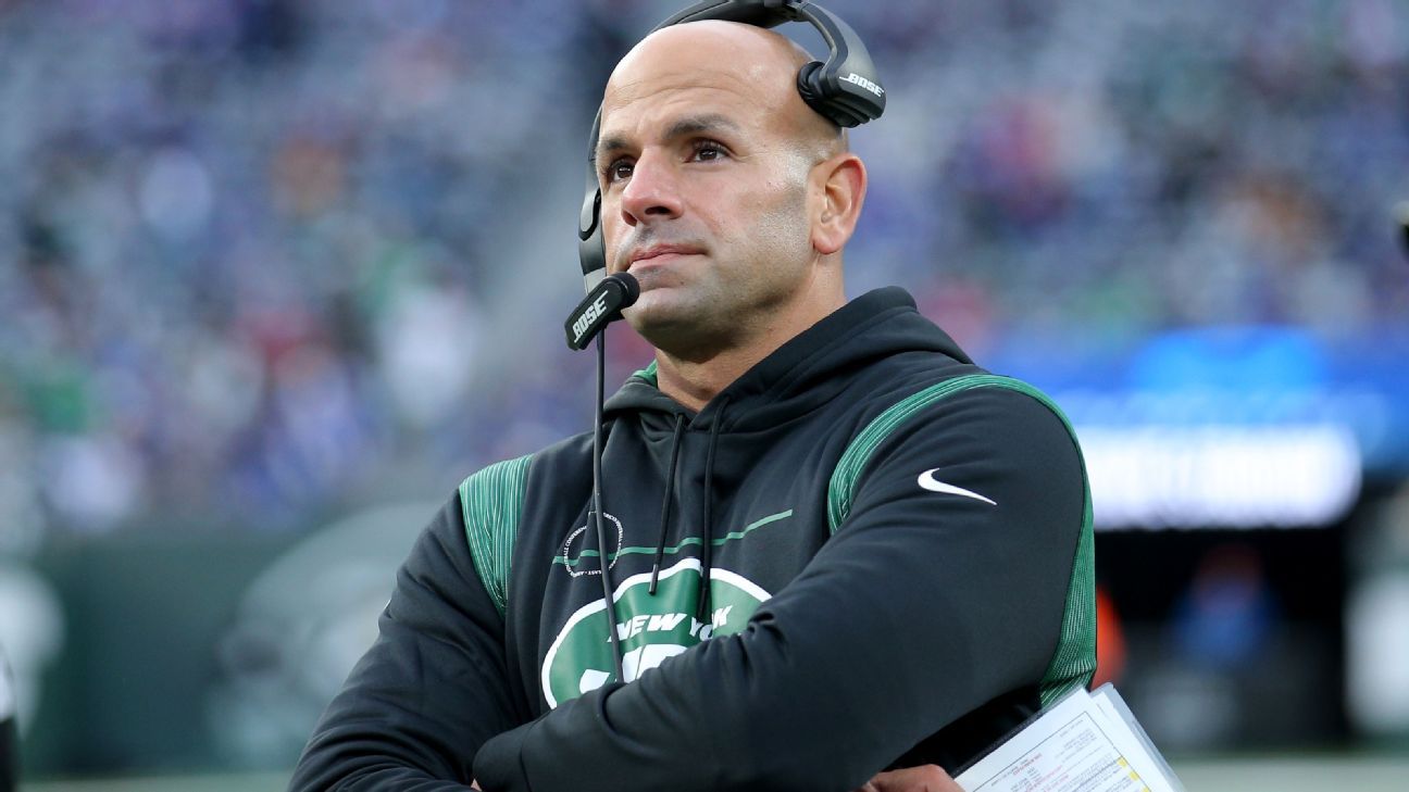 New York Jets coach Robert Saleh plans to miss next game after positive COVID-19..