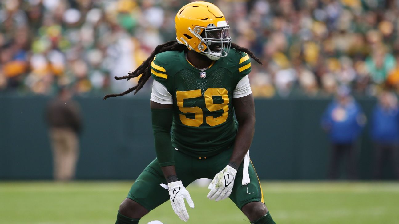 Green Bay Packers keep LB De'Vondre Campbell with five-year, $50 million  deal - ESPN