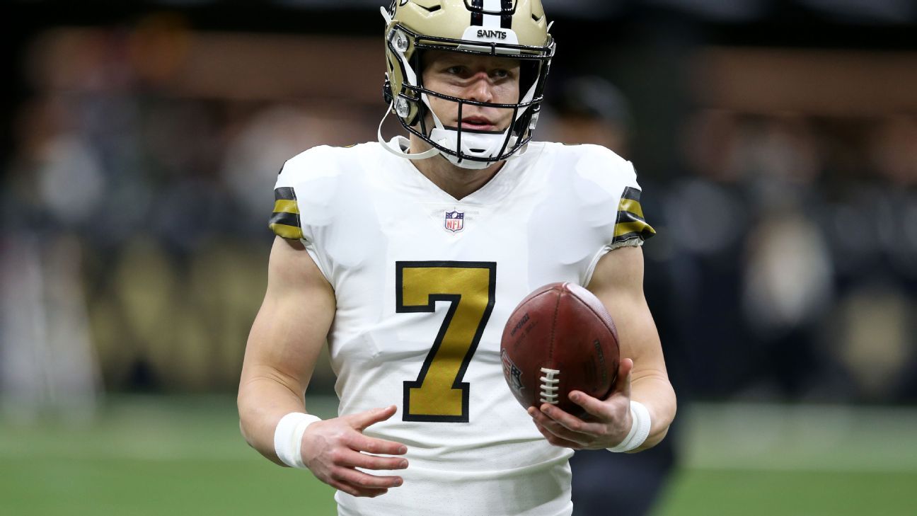 New Orleans Saints' Taysom Hill to make first start at QB this season vs. Dallas Cowboys, source says