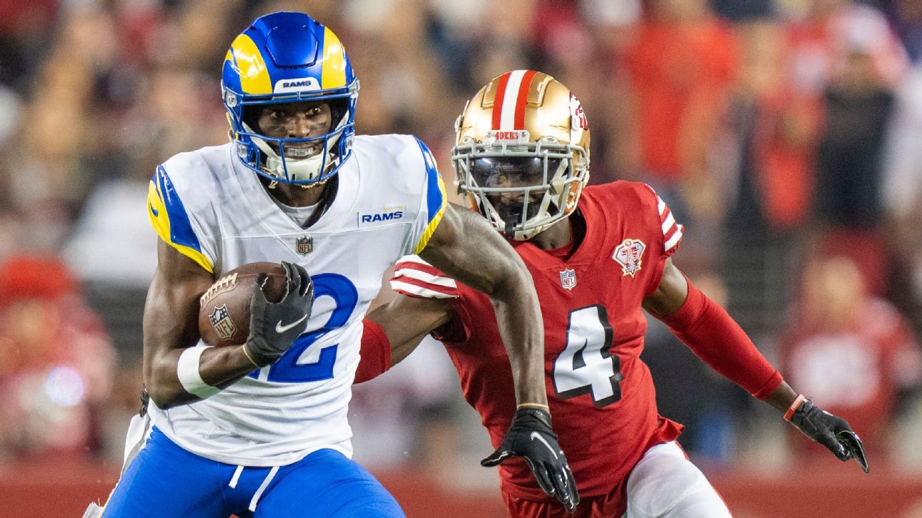 Rams plan to give WR Van Jefferson 'normal workload' against 49ers