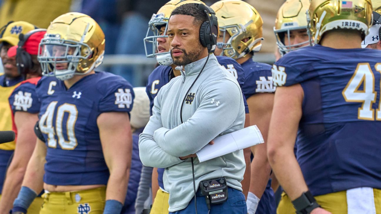 Notre Dame's Marcus Freeman leading candidate to be next head coach, sources say