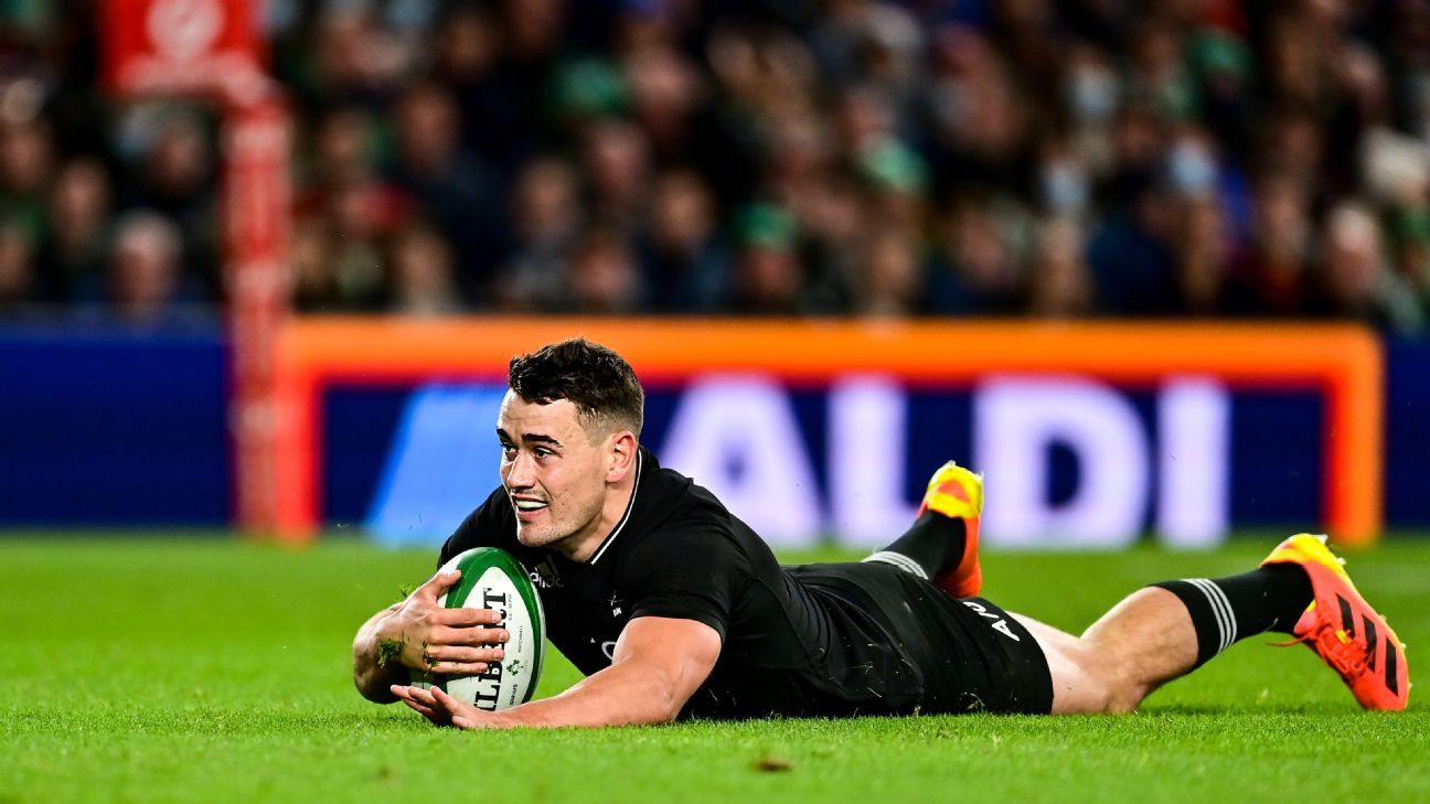 Will Jordan has renewed his contract with New Zealand Rugby until 2027