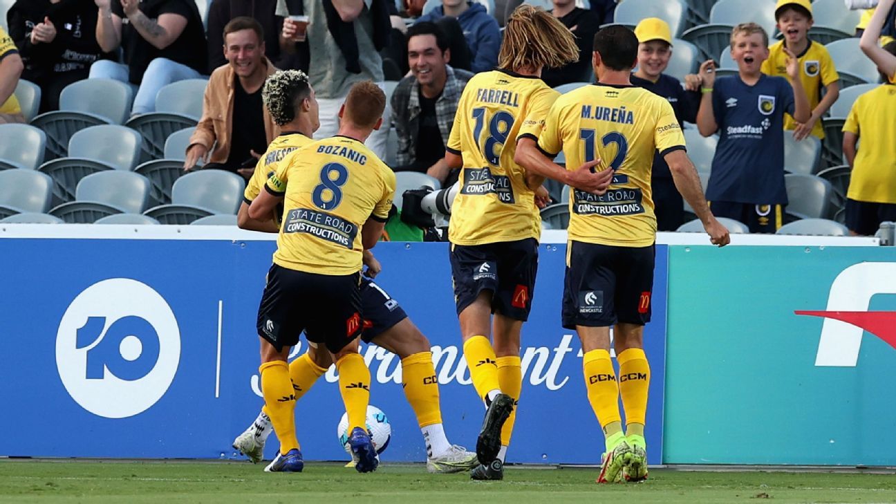 Central Coast Mariners vs. Sydney FC Football Match Report December 12, 2021 ESPN