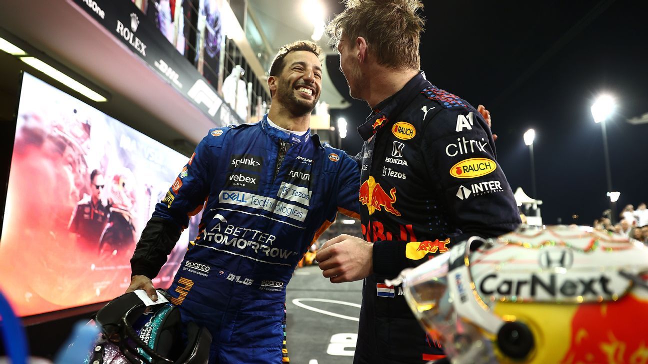 Ricciardo on watching Verstappen pass Hamilton from the best seat in the house Auto Recent