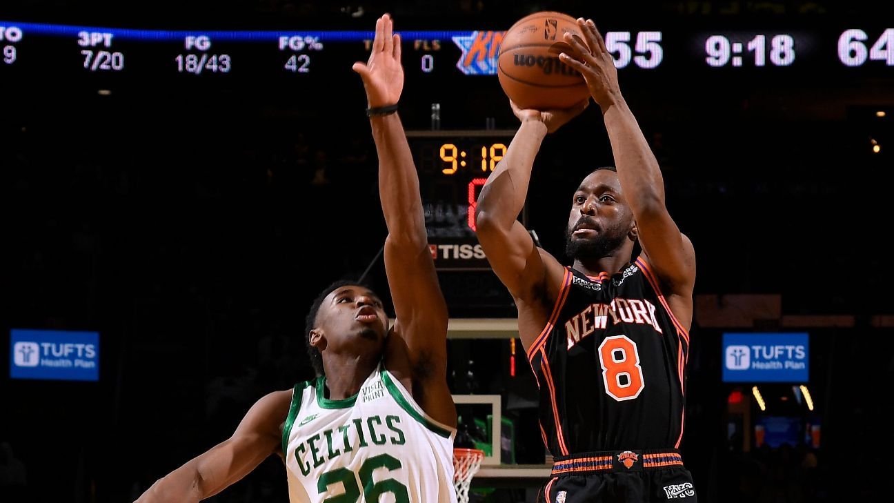 New York Knicks' Kemba Walker has 29-point return