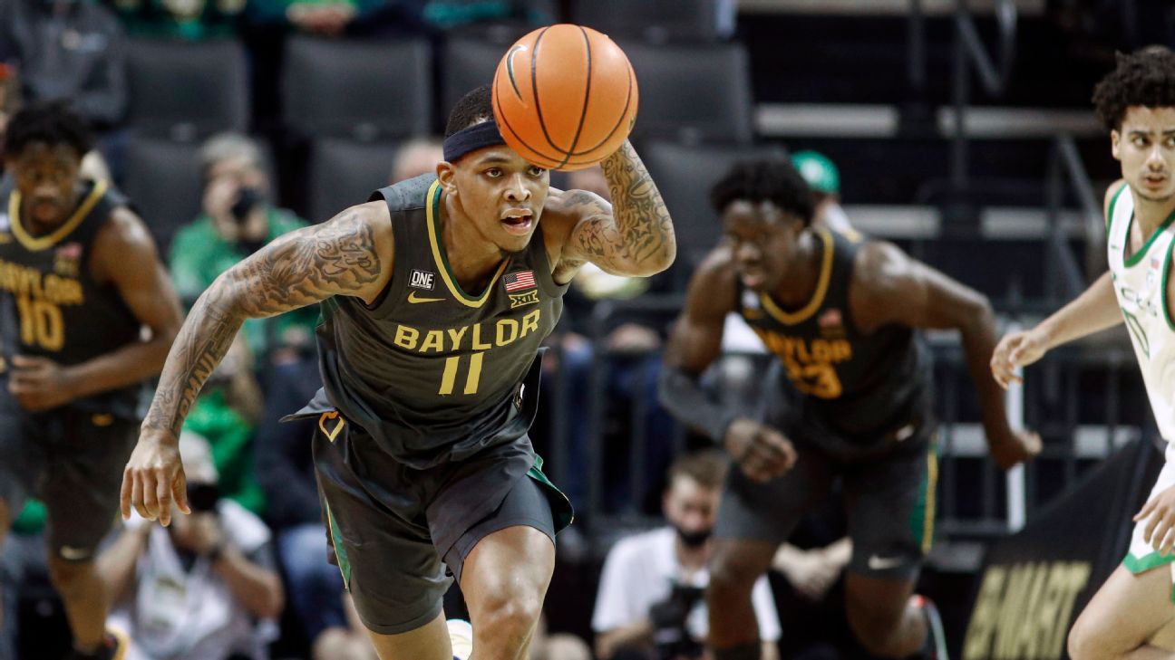 Baylor Bears stay No. 1 in AP Top 25, Arizona Wildcats rise to No. 6