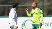 'Palmeiras é muito maior do que você': Felipe Melo se irrita com declaração de Abel Ferreira