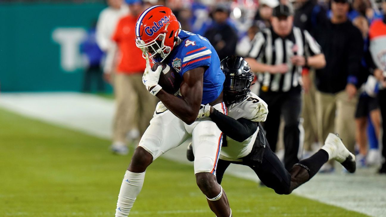 Florida Gators receiver Justin Shorter cleared to leave hospital after being carted off in Gasparilla Bowl loss