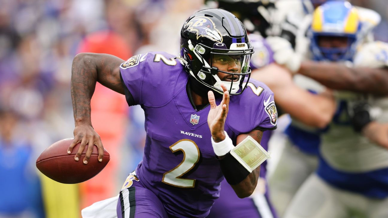 QB Tyler Huntley to start for Baltimore Ravens with Lamar Jackson again ruled ou..