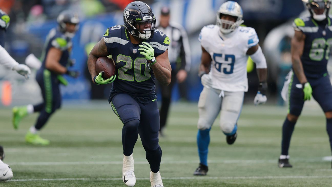 Seahawks Legend Adrian Peterson after the last scored Touchdown of