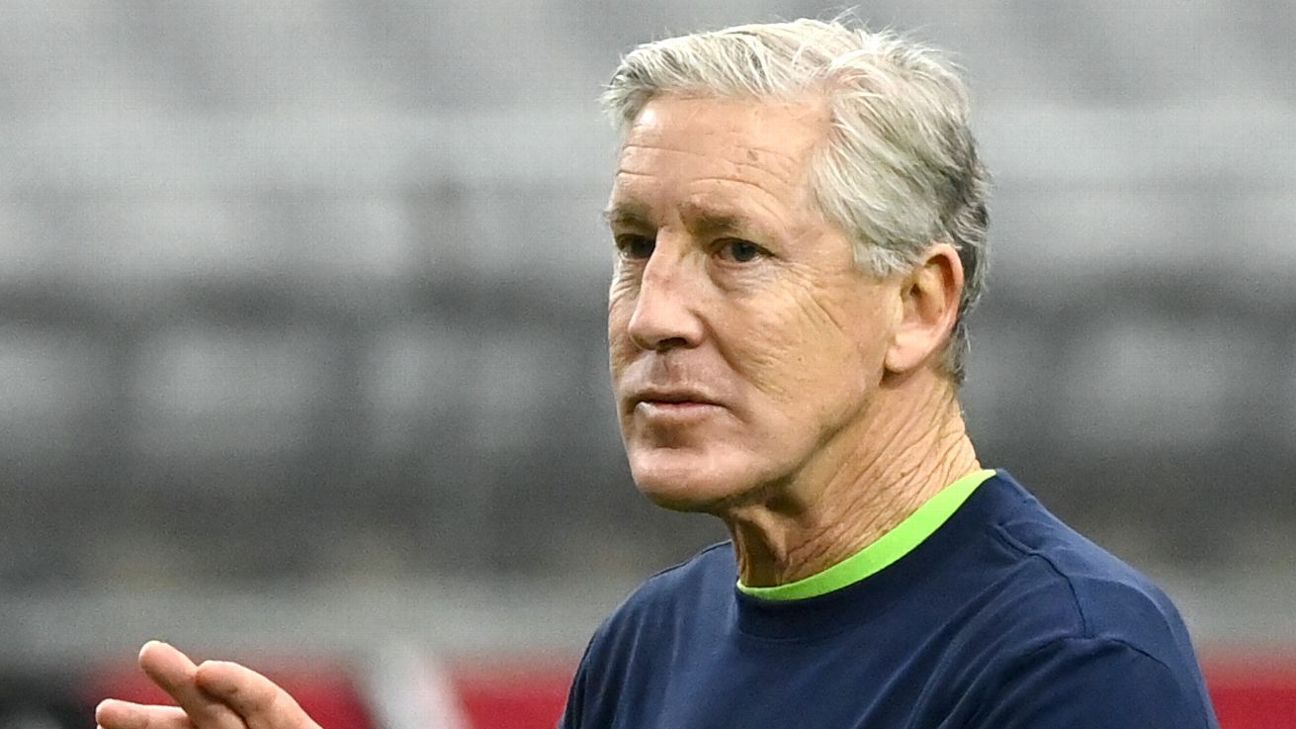 Coach Pete Carroll says he doesn't see Seattle Seahawks trading for a QB before ..