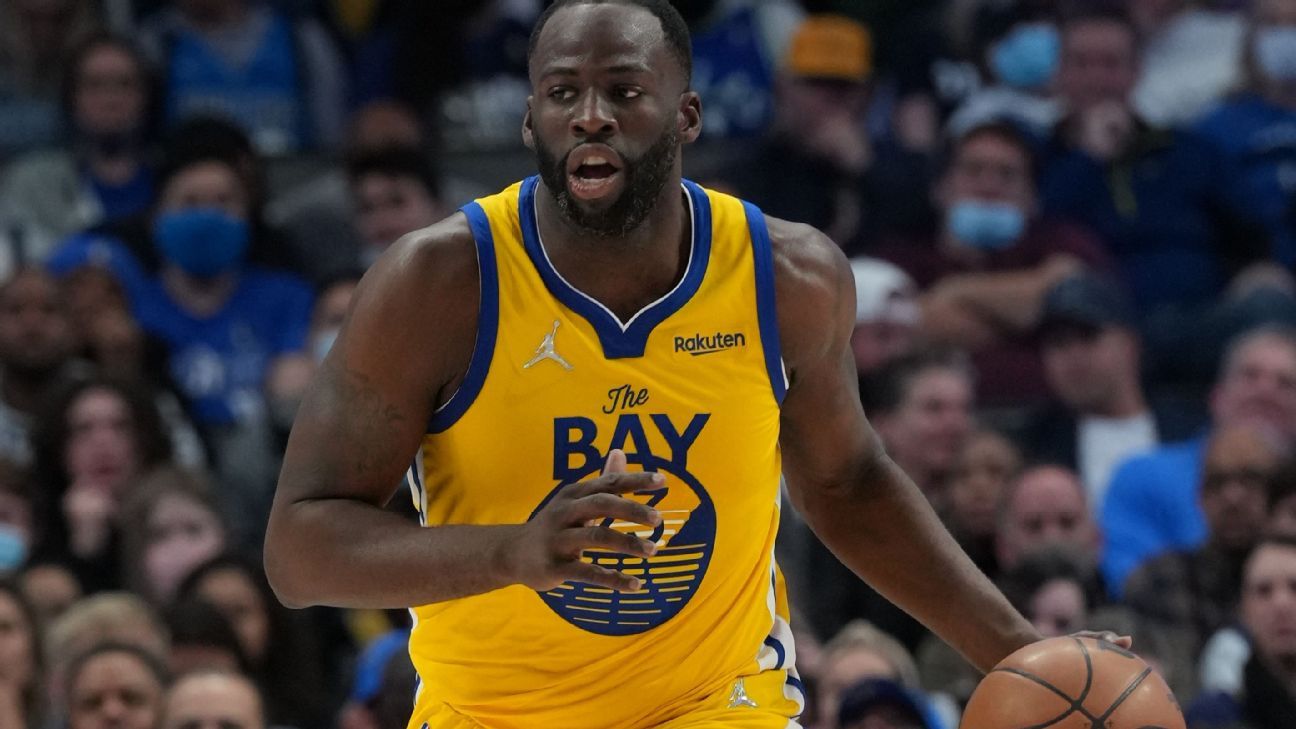 El delantero de los Golden State Warriors Draymond Green regresará el 14 de marzo contra los Washington Wizards