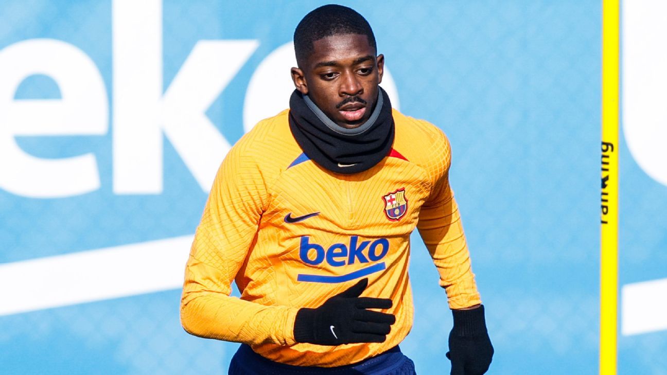 Barcelona warned over 'illegal' Ousmane Dembele treatment by players' union - ESPN