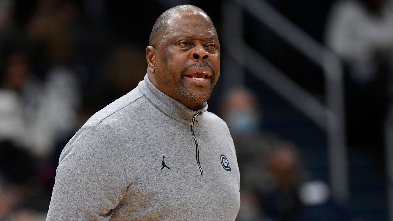 Men's basketball coach Patrick Ewing gets public backing from Georgetown Hoyas A..