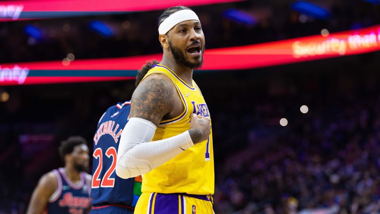 Carmelo Anthony drops 28 PTS and the Lakers get their first W of