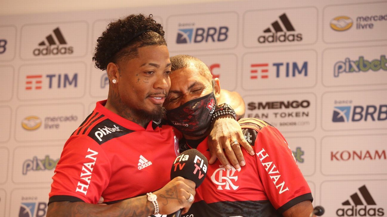 Marinho se emociona com recado ao pai após estreia pelo Fla no Maracanã: Esse lugar sempre será o meu preferido