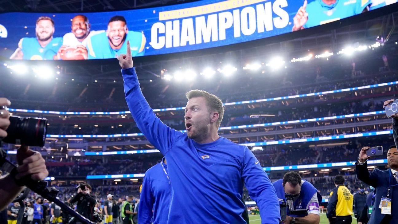 Rams coach Sean McVay to stay in LA in push for second Super Bowl title,  report says