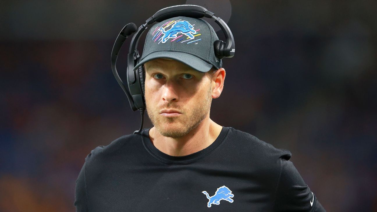 Detroit Lions tight ends coach Ben Johnson promoted to offensive  coordinator, source says
