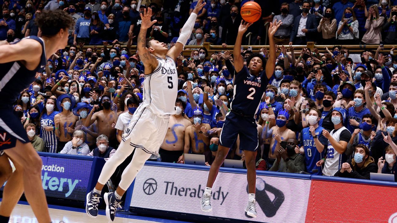 Duke Blue Devils Men's Basketball 'Punched In The Mouth' By Virginia  Cavaliers On Heels Of Emotional Unc Win