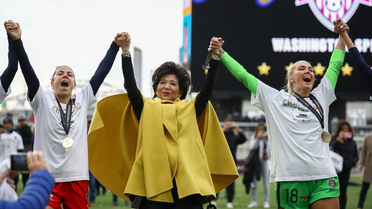 The Portland Thorns win the National Women's Soccer League title : NPR