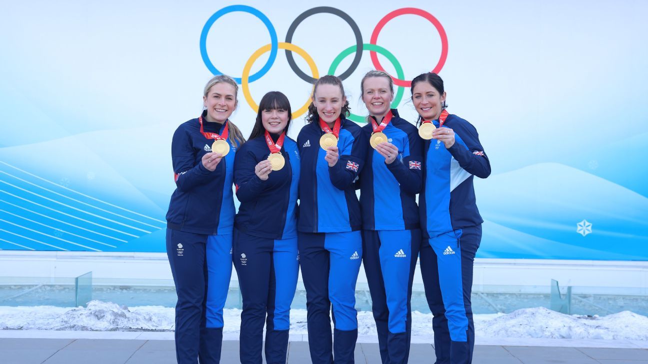 Great Britain women's curling team takes gold in dominant win over Japan