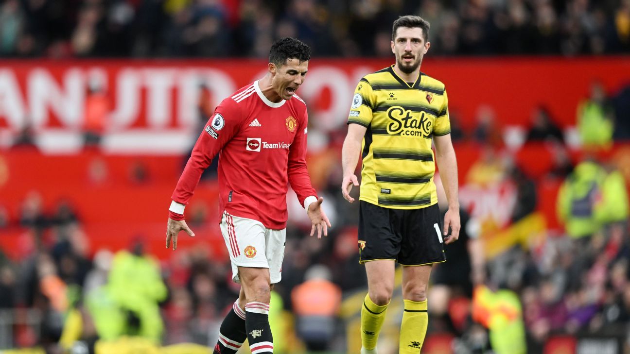 Man United's control doesn't lead to goals vs. Watford as their grip on top four..