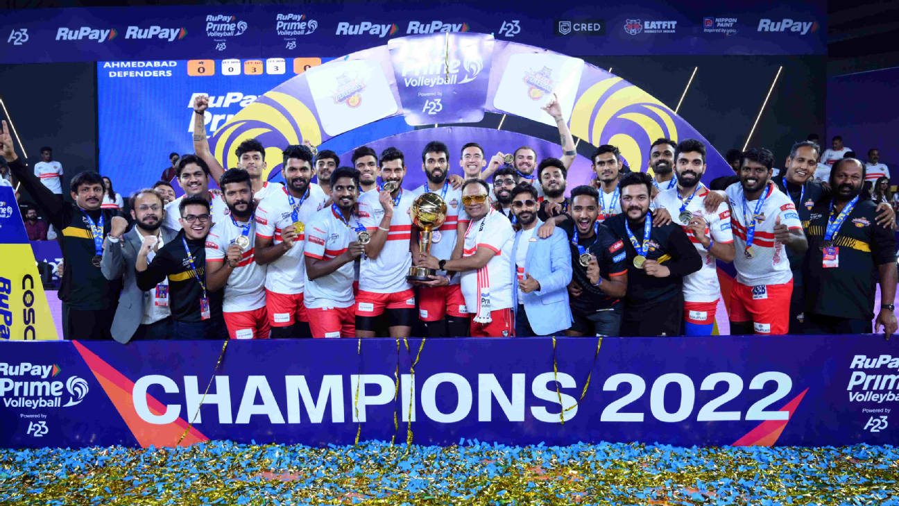 Prime Volleyball League: Kolkata Thunderbolts crowned champions after ...