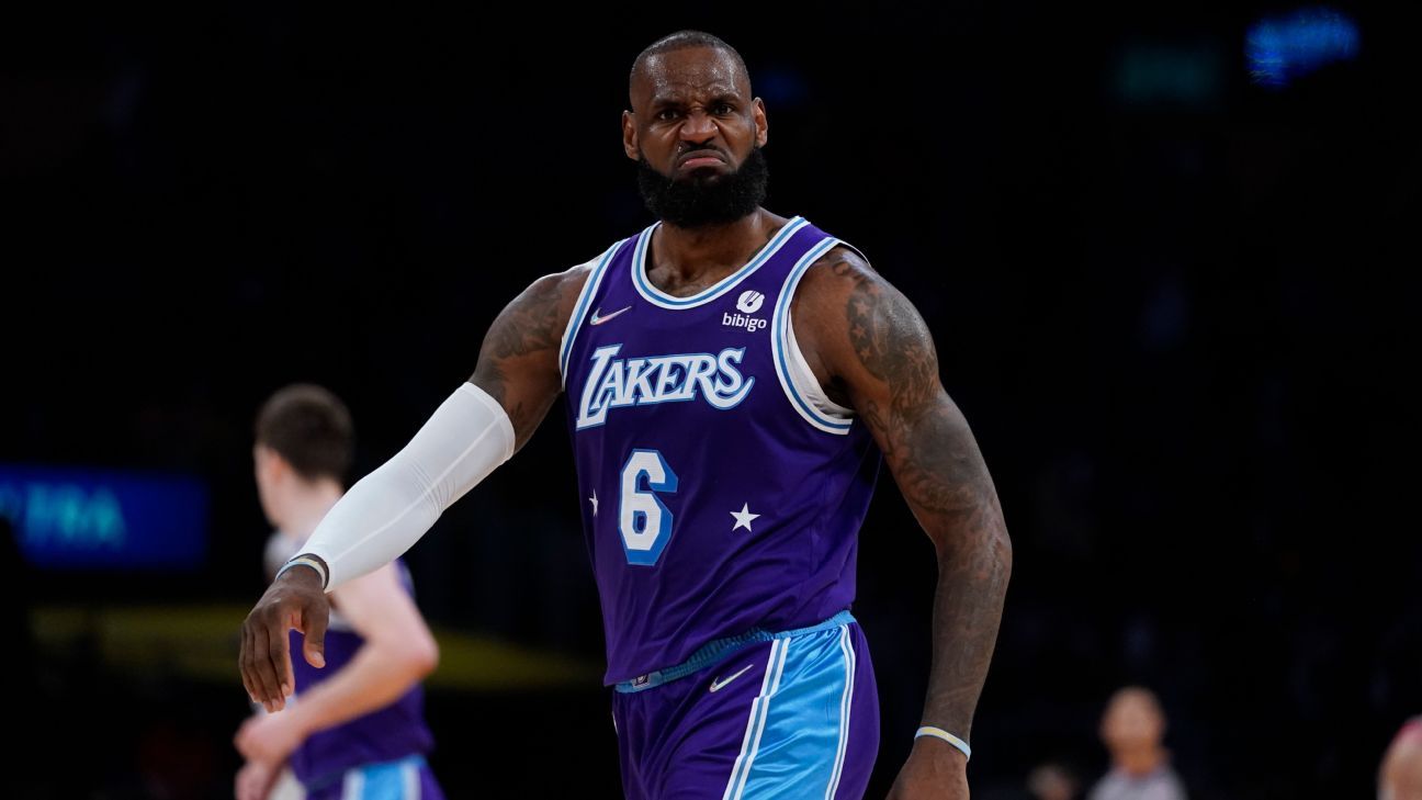 LeBron James marca 50 pontos para levar o Los Angeles Lakers à vitória do Wizards em ‘performance épica’