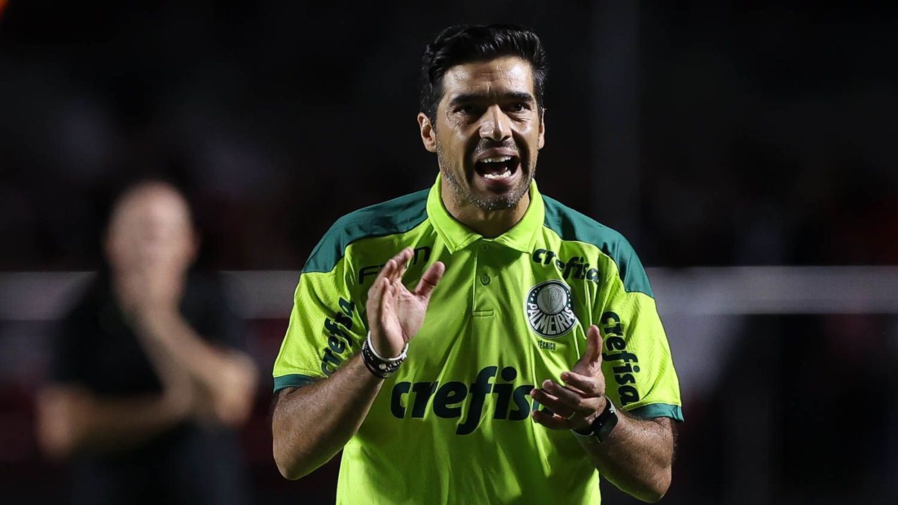 Palmeiras de Abel pode bater mais um recorde contra o RB Bragantino no Paulistão 