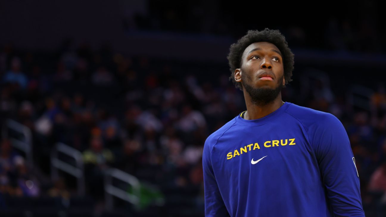 James Wiseman's return to Golden State Warriors delayed again by swelling in rig..