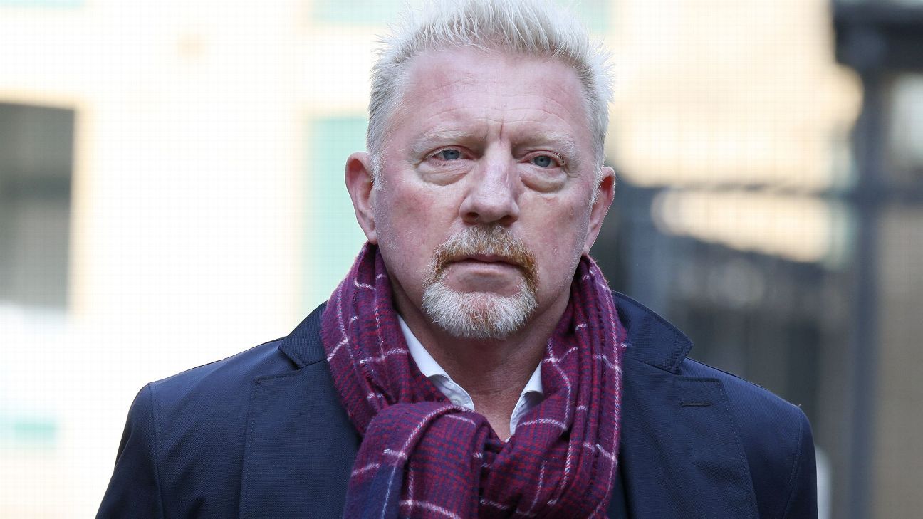 Tennis great Boris Becker sentenced to 2 1/2 years in prison for bankruptcy offe..