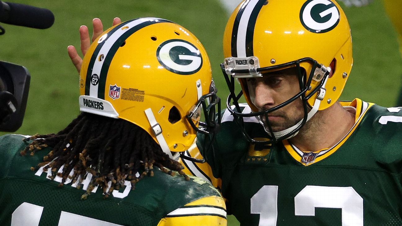 Aaron Rodgers says Green Bay Packers trading Davante Adams 'surprised' him