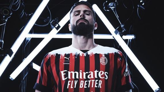 eje cadena reforma Milan estrenará camiseta con un diseño polémico en un San Siro lleno - ESPN