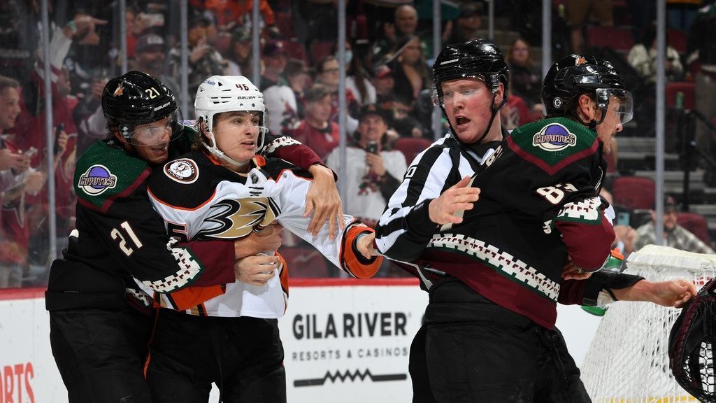 Watch: Anaheim Ducks' Trevor Zegras pulls another Michigan goal