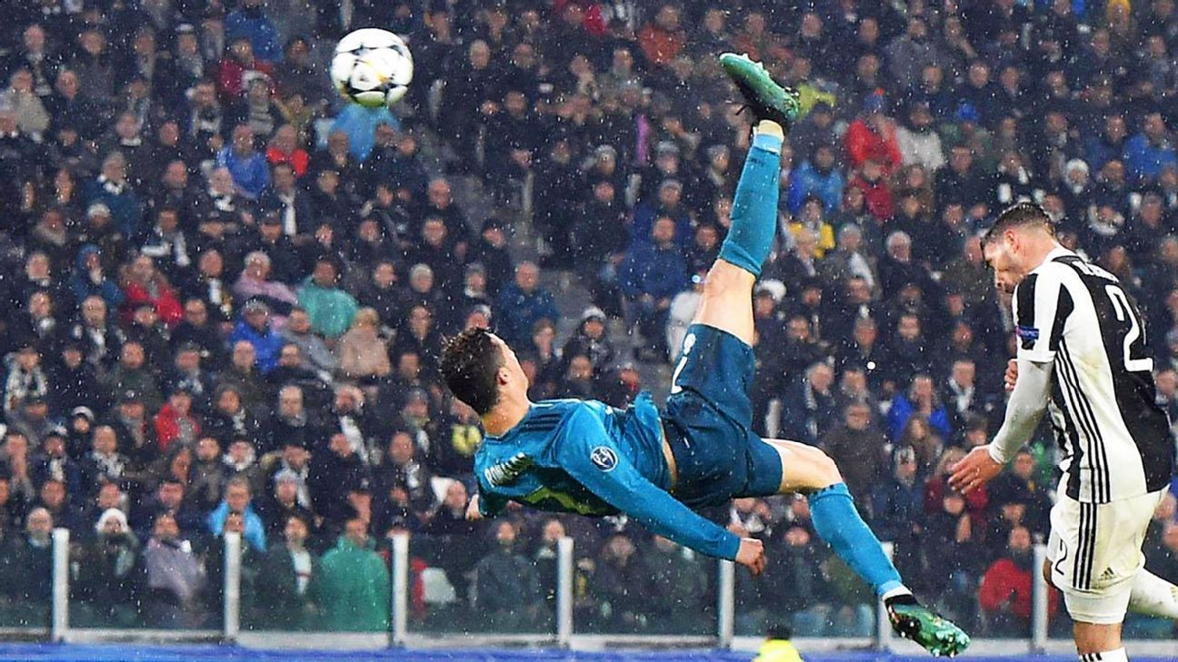 Real Madrid recuerda chilena de Cristiano Ronaldo en Champions - ESPN
