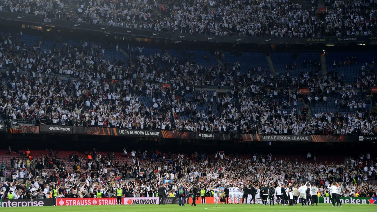 Eintracht assures Barcelona that there is no reason for the invasion of German fans